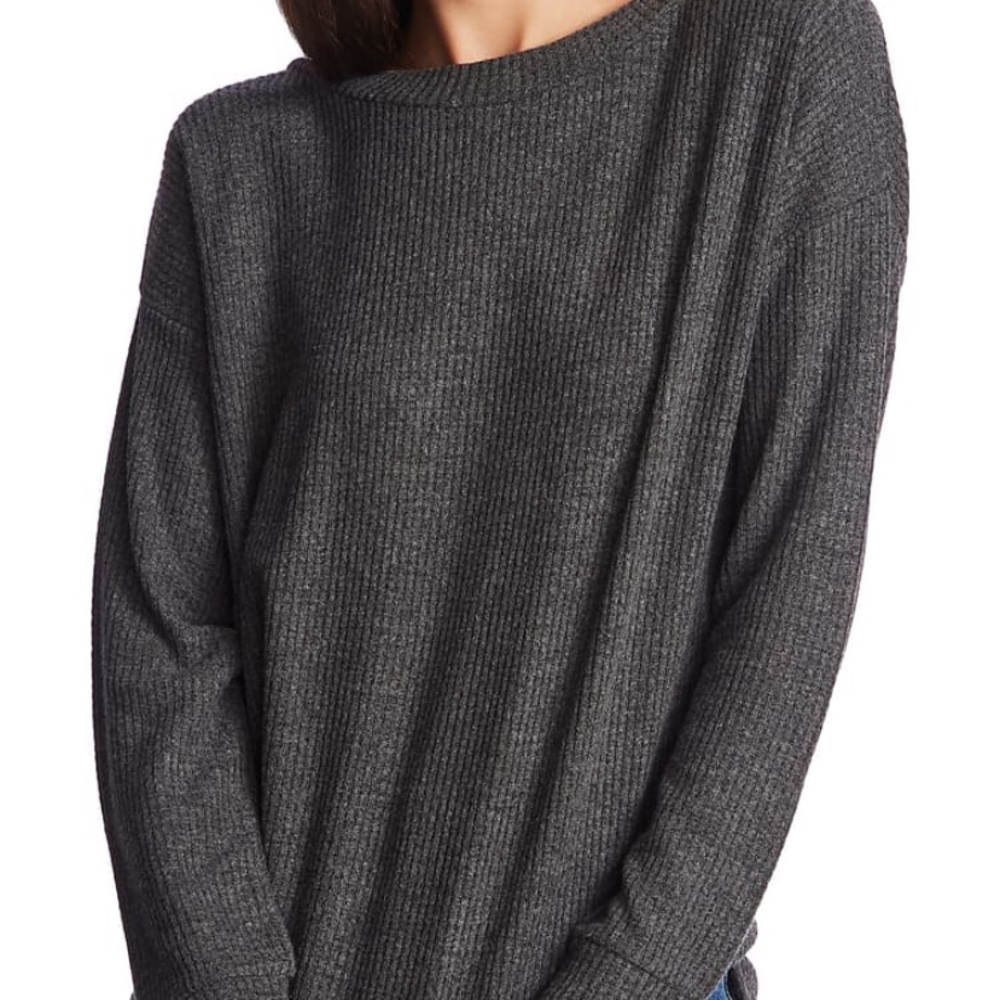 1.State Lattice V-Back Waffle Weave Top